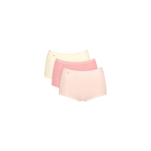 Load image into Gallery viewer, Sloggi Basic+ Maxi Brief 3 Pack - Pink/Lemon