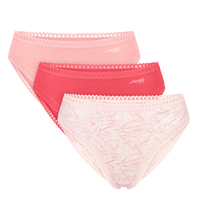 Load image into Gallery viewer, Sloggi Go Crush High Leg Knickers - Red/Pink Combination