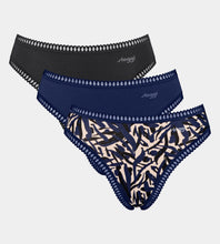 Load image into Gallery viewer, Sloggi Go Crush High Leg Knickers - Blue Dark Combination