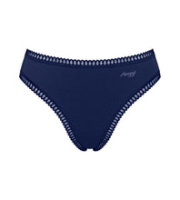 Load image into Gallery viewer, Sloggi Go Crush High Leg Knickers - Blue Dark Combination