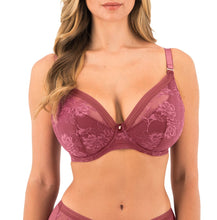 Load image into Gallery viewer, Fantasie Fusion Lace Plunge Bra - Rosewood