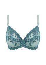 Load image into Gallery viewer, Wacoal Embrace Lace Classic Underwire Bra - Eggshell Blue / Brittany Blue