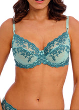 Load image into Gallery viewer, Wacoal Embrace Lace Classic Underwire Bra - Eggshell Blue / Brittany Blue