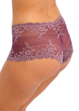 Load image into Gallery viewer, Wacoal Embrace Lace Boy Short - Italian Plum / Valerian