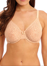 Load image into Gallery viewer, Wacoal Halo Lace Moulded Underwire Bra - Almost Apricot