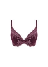 Load image into Gallery viewer, Wacoal Embrace Lace Plunge Bra - Italian Plum / Valerian