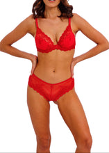 Load image into Gallery viewer, Wacoal Embrace Lace Plunge Bra - Equestrian Red