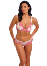 Load image into Gallery viewer, Wacoal Embrace Lace Plunge Bra - Ballet Slipper / Chateau Rose