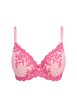 Load image into Gallery viewer, Wacoal Embrace Lace Plunge Bra - Ballet Slipper / Chateau Rose