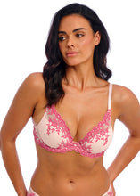 Load image into Gallery viewer, Wacoal Embrace Lace Plunge Bra - Ballet Slipper / Chateau Rose