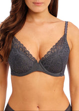 Load image into Gallery viewer, Wacoal Raffine Plunge Bra - Empirical Grey