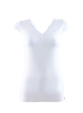 Load image into Gallery viewer, Blackspade Comfort Classics Lace V Neck Singlet - 1348