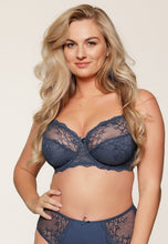 Load image into Gallery viewer, LingaDore Daily Collection Full Coverage Lace Bra - Dark Denim