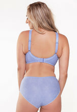 Load image into Gallery viewer, LingaDore Daily Collection High Waist Brief - Misty Blue Jacquard