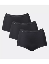 Load image into Gallery viewer, Sloggi Basic+ Maxi Brief 3 Pack - Black