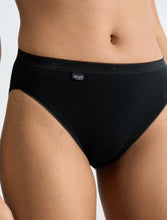 Load image into Gallery viewer, Sloggi Basic+ Tai Brief 3 Pack - Black