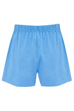 Load image into Gallery viewer, Pour Moi Cotton Jersey Embroidered Revere Collar Shirt and Short Set - Blue/White