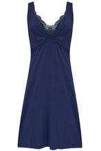 Load image into Gallery viewer, Pour Moi Sofa Loves Lace Hidden Mesh Support Soft Jersey Chemise - Navy