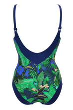 Load image into Gallery viewer, Pour Moi Palermo Contour Tummy Control Swimsuit - Navy Fern