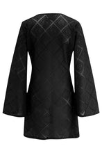 Load image into Gallery viewer, Pour Moi Crochet Lace Long Sleeve Beach Cover Up