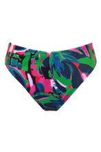 Load image into Gallery viewer, Pour Moi Heatwave Twist Front Ruched Tummy Control Tankini - Black Multi