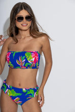 Load image into Gallery viewer, Pour Moi Free Spirit Strapless Underwired Non-Padded Bikini Set - Ultramarine/Pink