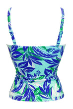 Load image into Gallery viewer, Pour Moi Santa Monica Non-Wired Strapless Tankini - Aqua Palm