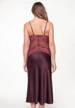 Load image into Gallery viewer, LingaDore Long Nightdress 6813LD - Winetasting