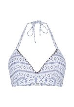 Load image into Gallery viewer, LingaDore Off White Blue Triangle Bikini Set