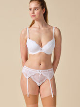 Load image into Gallery viewer, Gossard Superboost Lace Plunge Bra - White