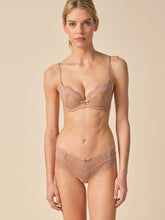 Load image into Gallery viewer, Gossard Superboost Lace Plunge Bra - Nude