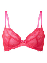 Load image into Gallery viewer, Gossard Superboost Lace Non-Padded Plunge Bra - Rose Red