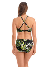 Load image into Gallery viewer, Fantasie Palm Valley Bandeau Bikini Top - Black