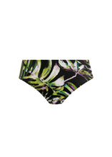 Load image into Gallery viewer, Fantasie Palm Valley Mid Rise Bikini Brief - Black