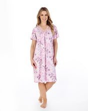 Load image into Gallery viewer, Gaspé 40" Supersoft Multi Print Short Sleeve Nightdress - GL04701