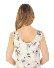 Load image into Gallery viewer, Gaspé 45" Satin Floral Print Sleeveless Nightdress - GL04706