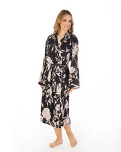 Load image into Gallery viewer, Gaspé Satin Floral Print 46" Kimono Wrap - GL04709