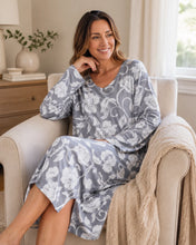 Load image into Gallery viewer, Luxury Knit Long Sleeve Elegance Nightdress