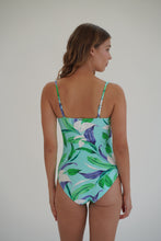 Load image into Gallery viewer, Moontide Twist Front Swimsuit - Botanica