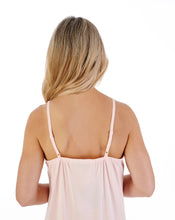 Load image into Gallery viewer, Slenderella Broderie Anglaise 44" Adjustable Strap Jersey Chemise - ND07105