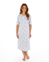 Load image into Gallery viewer, Slenderella Bamboo Cotton Floral 42" Jersey Nightdress - ND08126