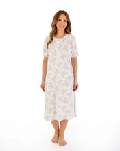 Load image into Gallery viewer, Slenderella Bamboo Cotton Floral 42" Jersey Nightdress - ND08126