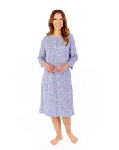 Load image into Gallery viewer, Slenderella Multicoloured Floral 42" Jersey Nightdress - NDW2106