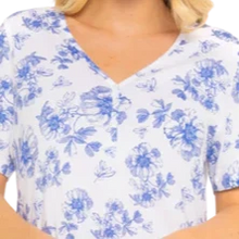 Load image into Gallery viewer, 100% Jersey Cotton Cap Sleeved Long Nightdress