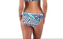 Load image into Gallery viewer, Moontide Shoulder Straps Tri Bikini Set - Tribal Geo