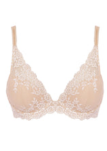 Load image into Gallery viewer, Wacoal Embrace Lace Plunge Bra - Naturally Nude / Ivory