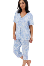 Load image into Gallery viewer, Indigo Sky Lucia Print Button Front Capri Pyjama Set