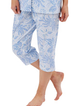 Load image into Gallery viewer, Indigo Sky Lucia Print Button Front Capri Pyjama Set