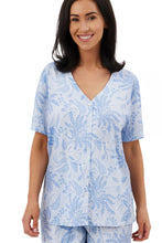 Load image into Gallery viewer, Indigo Sky Lucia Print Button Front Capri Pyjama Set