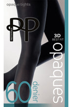 Load image into Gallery viewer, Pretty Polly PREMIUM OPAQUES 60 DENIER 3D TIGHTS - PNAVA4